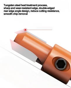 مجموعة أصلية Bit لأعمال النجارة HSS Reamer أداة تشطب تجويف مضاد للثقب التجريبي قاطعة لولبية حادة - Product Image 5