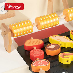 Juguete Educativo Montessori de Madera para Niños, Juguete de Pizzería Imaginativa con Ingredientes y Personajes W10L112 - Product Image 5