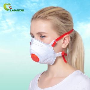 CE EN149 <span class=keywords><strong>FFP3</strong></span> masker debu, <span class=keywords><strong>Respirator</strong></span> bentuk cangkir 3D dengan katup kain non-tenun ukuran dewasa untuk <span class=keywords><strong>FFP3</strong></span> KP38211 - Product Image 6