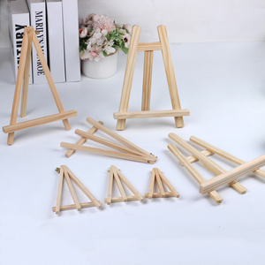 Mini support de bureau pour enfants, support de téléphone en <span class=keywords><strong>bois</strong></span>, <span class=keywords><strong>petit</strong></span> <span class=keywords><strong>chevalet</strong></span> pour peinture à l'huile - Product Image 3
