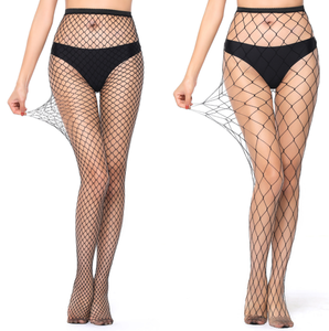 Collants résille longs sexy pour femmes, collants résille, collants en nylon, lingerie, collants <span class=keywords><strong>taille</strong></span> haute, collants en résille - Product Image 4