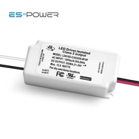 Driver LED à courant constant AC/DC, certifié ES CUL CE, 21W 500mA 27-42V, dimmable par Triac, étanche IP65, simple, efficacité 83%