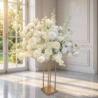 Centre de table de mariage de luxe haut de gamme, arrangement floral artificiel pour la location d'événements et la décoration de table