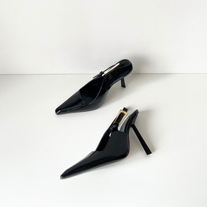 Sandalias al por Mayor con Punta en Pico y Tacón Alto para Mujer, Sandalias 2024, Chanclas con Diamantes, Zapatos Elegantes y Sensuales - Product Image 1