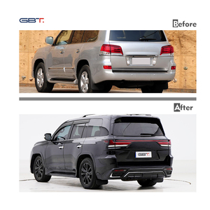 Kit de carrocería GBT LX600, piezas de ajuste de rejilla de parachoques para faros delanteros para accesorios Lexus 2008-2015 LX570, actualización a Conversión de modelo LX600 - Product Image 4