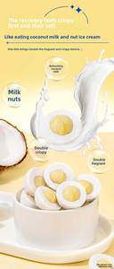 ZHONGBAO Croustilles de noix de <span class=keywords><strong>coco</strong></span> et macadamia lyophilisées, faibles en gras, 30g, prêtes à consommer, durée de conservation de 12 mois, OEM ODM, produit phare - Product Image 5