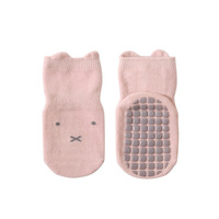 Chaussettes antidérapantes en coton pour bébé, garçon, fille, enfant en bas âge