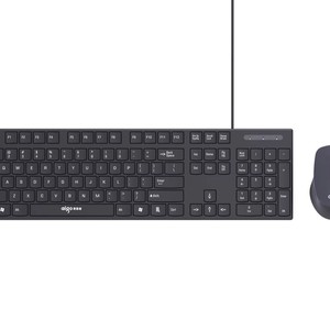 Aigo WQ9521 Wired <b>Keyboard</b> <b>Mouse</b> <b>Combo</b> 104 Keys English USB Office Home Use - Product Image 3