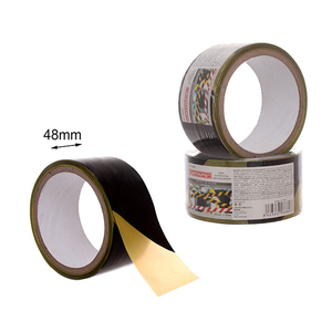 Wholesale Custom COLOR 48mm 50m Black Yellow Non-Adhesive PVC Warning <b>Tape</b> - Product Image 1