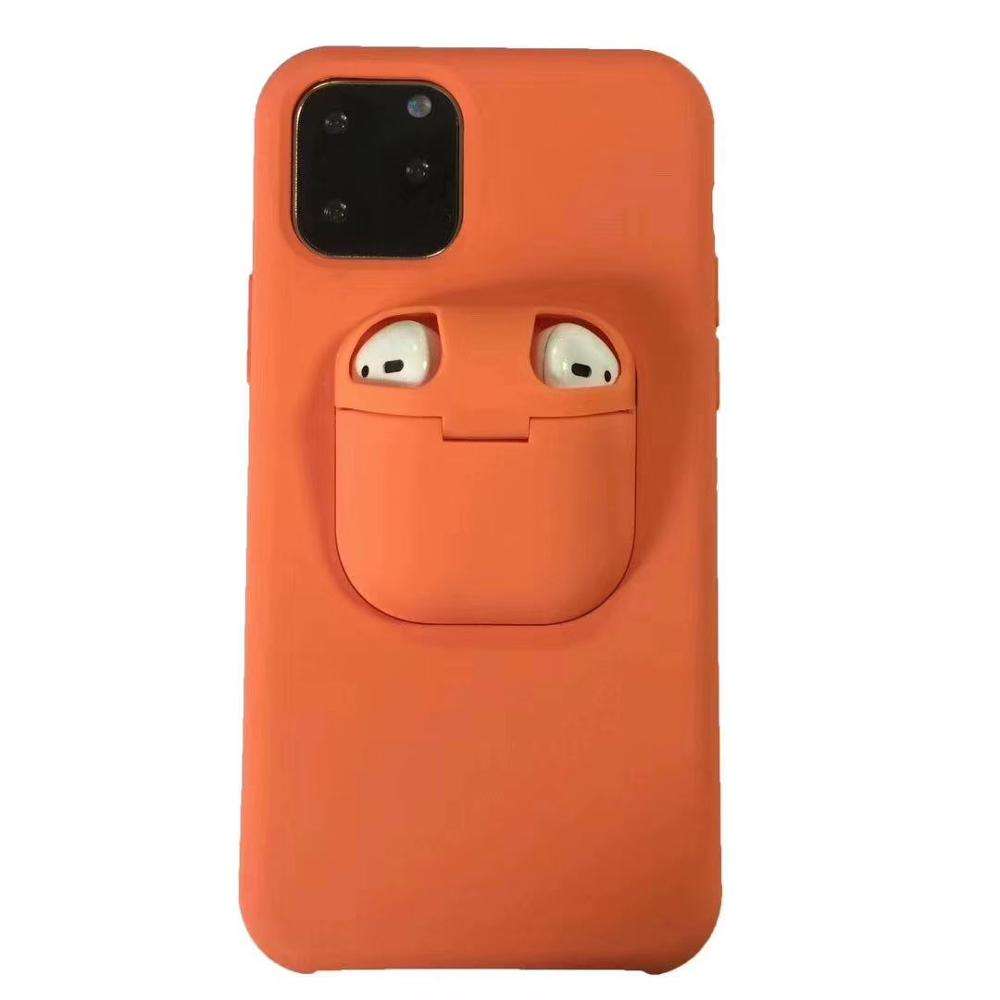11 Pro Case Case For Iphone And Airpods In1 Silicone Phone Case