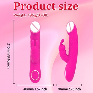 Hot Selling 10-Gang Teleskop G-Punkt Vibrator Flirten Kaninchen Dildo für Frauen Sexspielzeug - Product Image 3