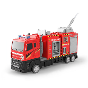 Camión de <span class=keywords><strong>Bomberos</strong></span> de <span class=keywords><strong>Juguete</strong></span> <span class=keywords><strong>Grande</strong></span> para Niños con Sonido y Función de Rociado de Agua por Fricción, Venta al por Mayor - Product Image 1