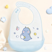 Nouveautés : Bavoirs Bébé en Silicone Thème Alimentaire, Silicone de Qualité Alimentaire Sans BPA, Bavoir d'Alimentation pour Enfants avec Récupérateur de Nourriture