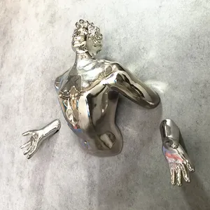Sculpture murale moderne en bronze 3D Matteo Pugliese, couleur personnalisée, décoration murale - Product Image 1