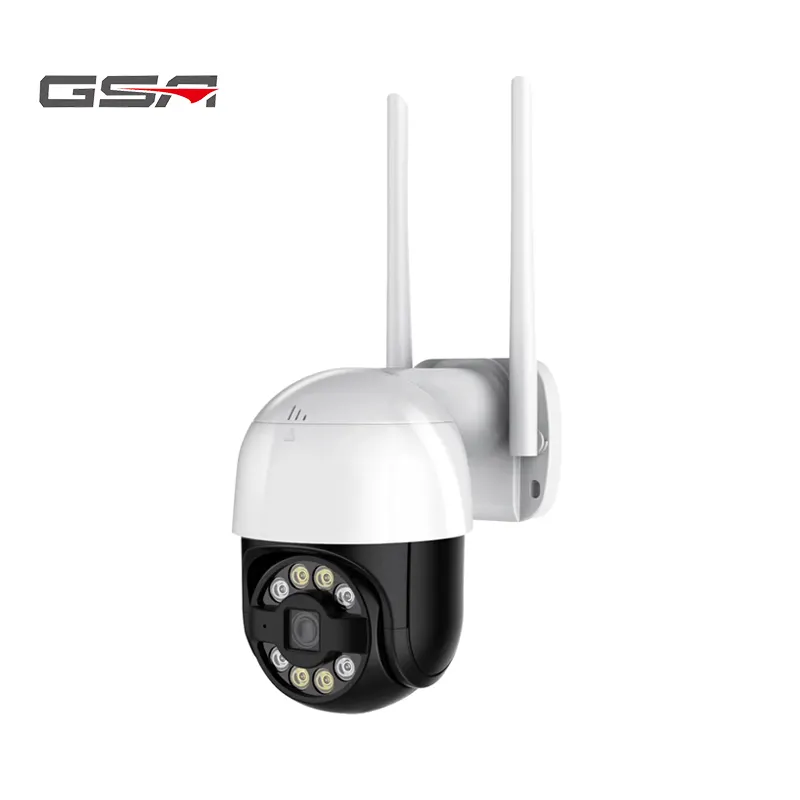 Kamera CCTV 2020 V380 HD 2MP Wi-fi, Kamera IP dengan Lampu Ganda IP66 Nirkabel dengan Lan 1.5 Inci Pelacakan Otomatis PTZ
