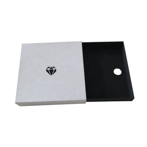 Contenitore di regalo bianco lussuoso di lusso del contenitore di cartone di stile del cassetto della pietra preziosa dei <span class=keywords><strong>gioiel</strong></span> - Product Image 1