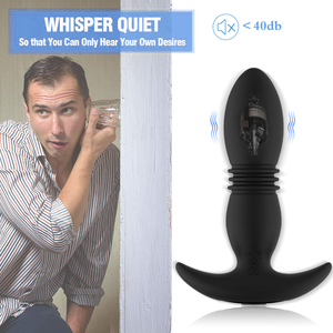 Heetverkopende siliconen elektrische anale plug, adult toys, waterdicht, voor mannen en vrouwen, passie stimulatie massager - Product Image 5