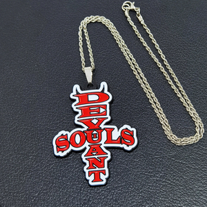 Collar de metal esmaltado al por mayor Oneway, colgante de moda personalizado, medalla bonita, estilo antiguo y moderno, color y tamaño personalizables - Product Image 6