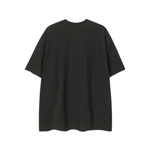 T-shirt à manches courtes pour homme, de haute qualité, style streetwear hip-hop, imprimé squelette sombre démoniaque, 100% coton lavé - Product Image 3