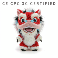 Jouets en peluche personnalisés Danse du Lion OEM ODM, Poupées en peluche Tambour et Kaki pour festivals chinois, Vente en gros