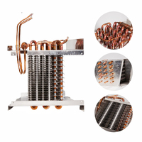Evaporador de Aletas de Precisión de Servicio Ligero, Piezas Universales para Intercambiadores de Calor de Refrigeración para Diversos Equipos de Refrigeración