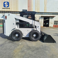 Chargeuse compacte sur pneus Weichai Diesel 103KW 4t avec accessoires de direction robustes, pour usage domestique, agricole et municipal, livraison gratuite