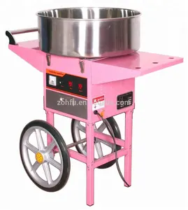 Counter Top Hot Sale Stainless steel Candy Flossy Maker Commercial Gas cotton candy floss making machine