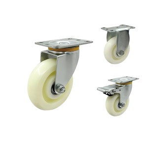 3/4/<span class=keywords><strong>5</strong></span> Zoll Mittelschwere Polypropylen-Vollgummi-Schwenkrollen mit Kugellager Großhandel - Product Image 1