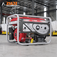 Générateur à essence ZUJI 4800 3kW, moteur en cuivre pur, puissance nominale 2,8kW, puissance maximale 3,4kW, haute productivité, alimentation d'urgence domestique, alimentation extérieure