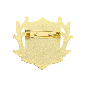 Arguzia e agilità solo e coraggioso smalto spilla stile animale distintivo distintivo gioielli regalo per gli amici - Product Image 5