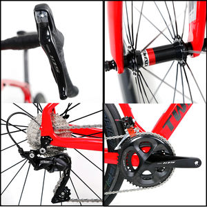 <span class=keywords><strong>V</strong></span>élo de route 700C en carbone super léger | <span class=keywords><strong>105</strong></span> Disque hydraulique à 22 vitesses et course aérienne - Product Image 4