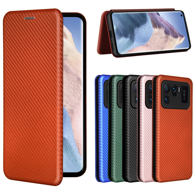 Luxury Carbon Fiber Leather Wallet Flip TPU Phone Cover with Classic Designs for Samsung S21FE