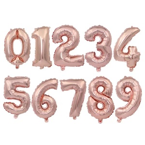 32 Inch Aluminum Foil Birthday Wedding Party Decoration Birthday Balloon Number Balloon 0-9 Christmas Decoration - Product Image 5