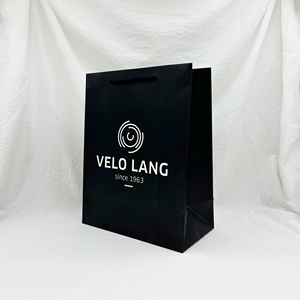 Tùy chỉnh in logo sinh thái thân thiện với túi giấy bán buôn in ấn Túi giấy chất lượng cao Túi giấy với logo riêng của bạn - Product Image 3