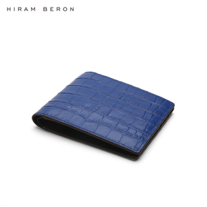 Portafoglio in pelle con blocco Rfid <span class=keywords><strong>di</strong></span> lusso autentico italiano Hiram Beron - Product Image 4