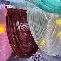 Offre Spéciale : Rideaux de baldaquin élégants en forme d'arche pour décorations de fête et de mariage