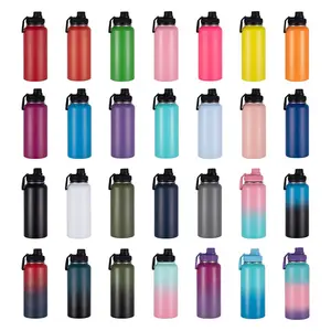 Wholesale Double Wall Insulated Thermos Flask Magsafe Sport Bottle Stainless Steel Water Bottle With Magnetic Cell Phone Holder