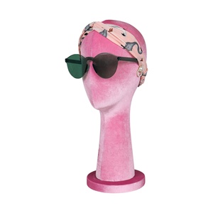 Hot bán nhung vải đầu manikin đầy màu sắc cao cấp tóc giả khăn hat mannequin hiển thị với giá tốt nhất - Product Image 4