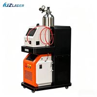 Machine de soudage laser 4-en-1 portable 1500W à refroidissement par air, mini machine de soudage laser à fibre 1500W pour métaux, en promotion