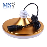 Ampoule LED SMD DC 12V 3W-18W à performance excellente, forme plate UFO B22/E27