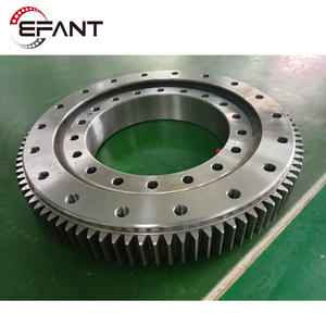 EFANT Slewing <span class=keywords><strong>Ring</strong></span> Bearing Diameter besar, bantalan roda gigi eksternal 1797 2600G2K 5 sumbu Cnc Cross Roller <span class=keywords><strong>Slew</strong></span> - Product Image 1