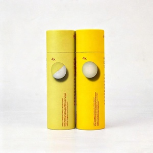 Scatola Cilindrica in Cartone Ecologica per Palline da Tennis e Ping Pong, Confezione Riciclabile Rotonda per Palline - Product Image 4