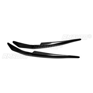 2 Piezas de Cubiertas Decorativas para Faros Delanteros de Fibra de Carbono para Mitsubishi Lancer EVO 2008 2009 2010 2011 2012 2013 2014 - Product Image 4