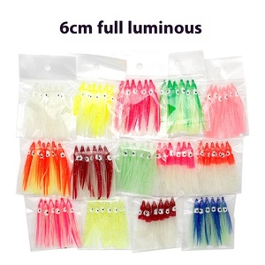 6 pezzi 6cm pieno luminoso polpo esca morbida con la luna calda mare <span class=keywords><strong>pesca</strong></span> esca <span class=keywords><strong>per</strong></span> pesce gatto Luya finta esca - Product Image 2