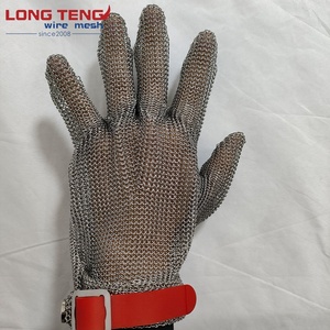 Tablier <span class=keywords><strong>de</strong></span> protection en acier inoxydable 304 durable tissé par mailles en chaîne pour boucher Tablier en <span class=keywords><strong>maille</strong></span> en chaîne pour la sécurité - Product Image 6