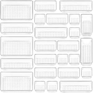 Good Quality 25 16 Pcs Desk Adjustable <b>Drawer</b> Organizer Plastic - Product Image 1