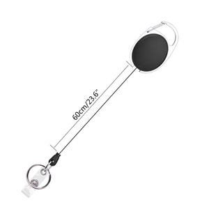 <span class=keywords><strong>Porta</strong></span> <span class=keywords><strong>Badge</strong></span> Retrattile Resistente <span class=keywords><strong>con</strong></span> Moschettone, <span class=keywords><strong>Clip</strong></span> per <span class=keywords><strong>Badge</strong></span> ID a Bobina, Vendita Calda - Product Image 4