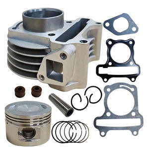Accessoires de moto, kit cylindre de moto, ensemble de segments de piston de 47 mm, adapté aux motos GY6 80cc 4 temps - Product Image 1