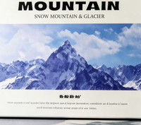 Diffuseur de parfum pour voiture en pierre Montagne enneigée, coffret cadeau, sans plomb, sans alcool, longue durée 6 mois, sans flamme, ensemble d'huiles essentielles pour intérieur