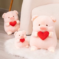 Knuffelhartjes varkens pluche speelgoed groothandel ballon decoratie pop Valentijnsdag verjaardag cadeaus varkens knuffels voor kinderen meisjes